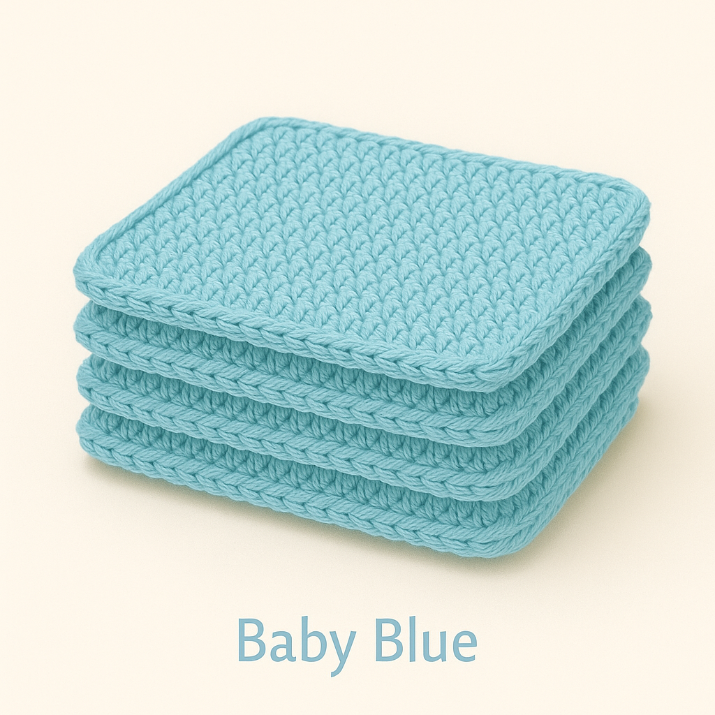 Crochet Washcloth - Handmade Cotton Cloth for Everyday Use