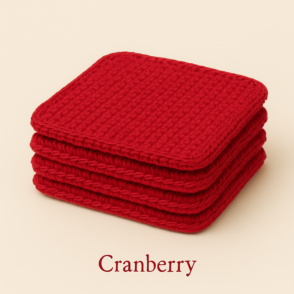 Crochet Washcloth - Handmade Cotton Cloth for Everyday Use