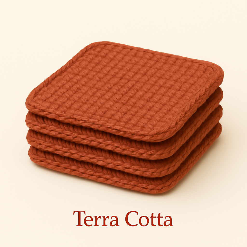 Crochet Washcloth - Handmade Cotton Cloth for Everyday Use