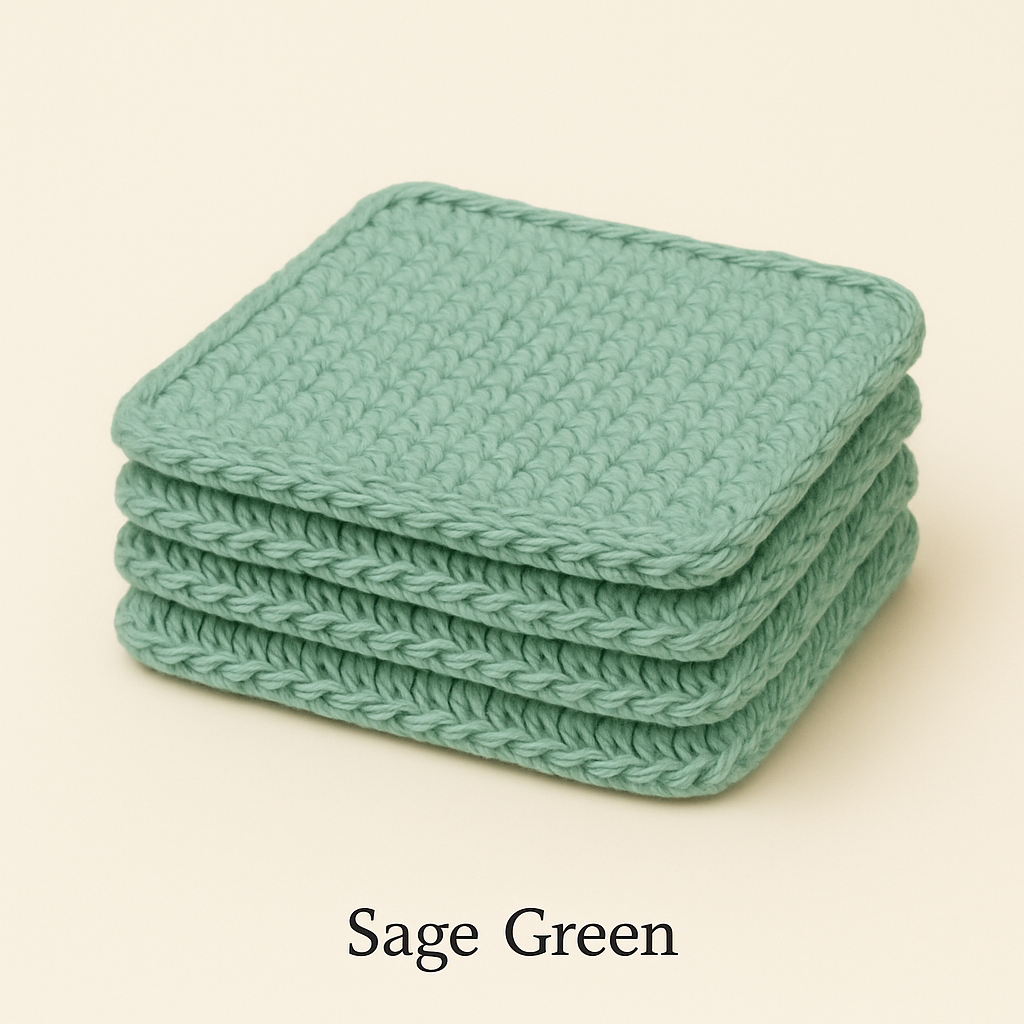 Crochet Washcloth - Handmade Cotton Cloth for Everyday Use